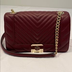 Karl Lagerfeld Lara Leather Shoulder Bag